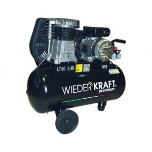 WDK-90532 WiederKraft Двухцилиндровый компрессор с прямым ременным приводом
