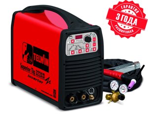 Сварочный аппарат SUPERIOR TIG 322 AC/DC HF/LIFT 400V+ACC в Санкт-Петербурге от компании Партнёр-СТО - оборудование и инструмент для автосервиса и шиномонтажа.