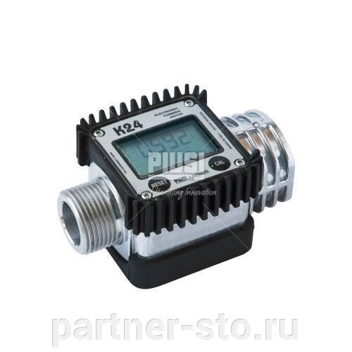 PIUSI Счетчик K24 электронный (5 - 120 л/мин) 40700A от компании Партнёр-СТО - оборудование и инструмент для автосервиса и шиномонтажа. - фото 1
