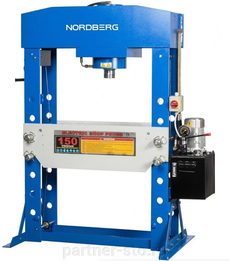 Пресс электрогидравлический, усилие 150 тонн NORDBERG N36150E от компании Партнёр-СТО - оборудование и инструмент для автосервиса и шиномонтажа. - фото 1