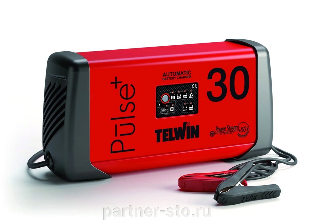 Pulse 30 230V 6V\12V\24V Telwin Зарядное устройство код 807587 от компании Партнёр-СТО - оборудование и инструмент для автосервиса и шиномонтажа. - фото 1