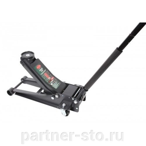 RF-830018 ROCKFORCE Домкрат подкатной гидравлический двухштоковый низкопрофильный с прорезиненной накладкой 3т от компании Партнёр-СТО - оборудование и инструмент для автосервиса и шиномонтажа. - фото 1