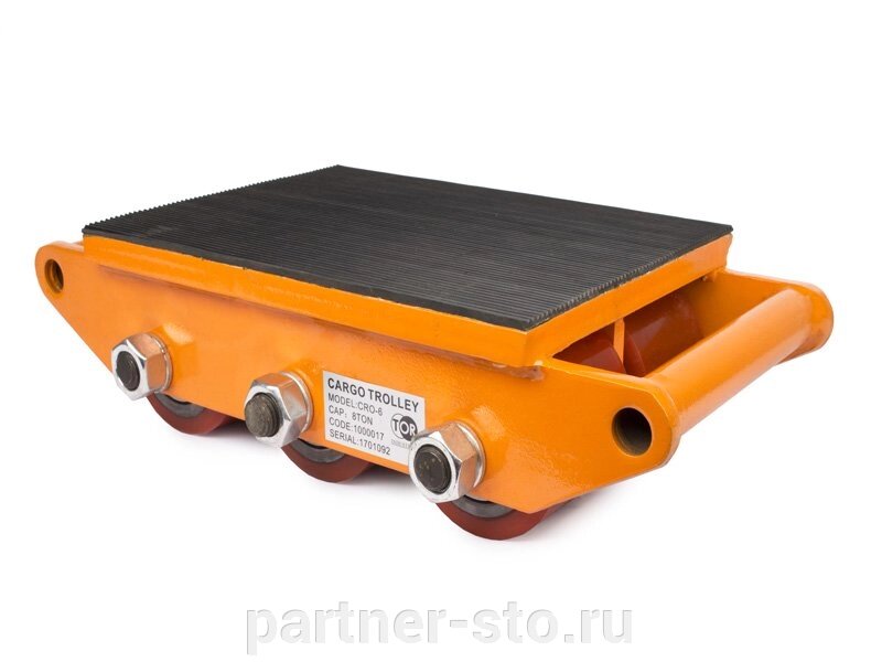 Роликовая платформа подкатная TOR CRО-6 г/п 8тн от компании Партнёр-СТО - оборудование и инструмент для автосервиса и шиномонтажа. - фото 1