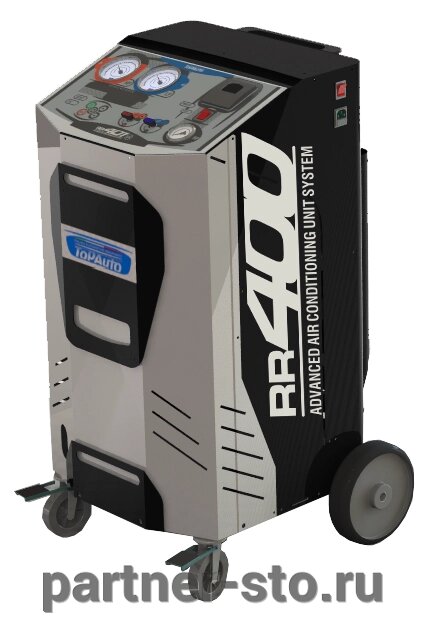 RR400 TopAuto Станция автоматическая для заправки автомобильных кондиционеров от компании Партнёр-СТО - оборудование и инструмент для автосервиса и шиномонтажа. - фото 1