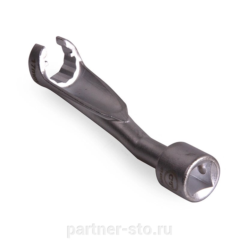Сервисный ключ для трубопроводов 17 мм Car-Tool CT-E6975 от компании Партнёр-СТО - оборудование и инструмент для автосервиса и шиномонтажа. - фото 1