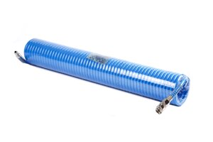 Шланг воздушный полиуретановый, спиральный D8х12 мм, 15 м KRW-HC081215 KraftWell