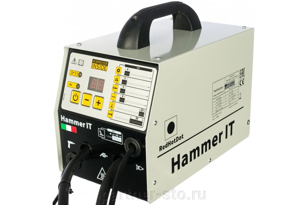 Споттер по стали HAMMER IT, 220B RedHotDot 275116 от компании Партнёр-СТО - оборудование и инструмент для автосервиса и шиномонтажа. - фото 1