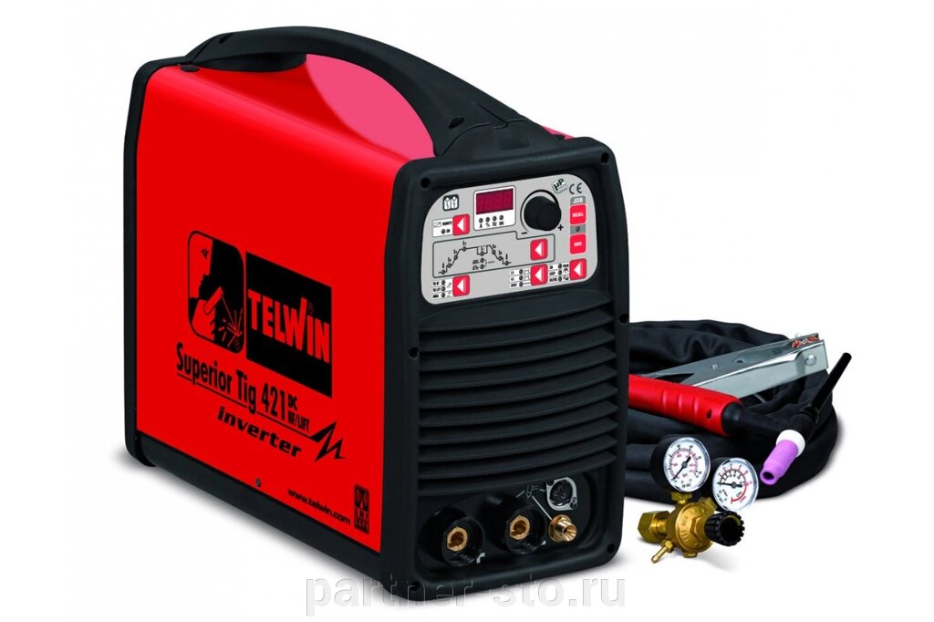 SUPERIOR TIG 421 DC-HF\LIFT 400V с аксессуарами Telwin Сварочный аппарат аргонодуговой сварки код 816132 от компании Партнёр-СТО - оборудование и инструмент для автосервиса и шиномонтажа. - фото 1