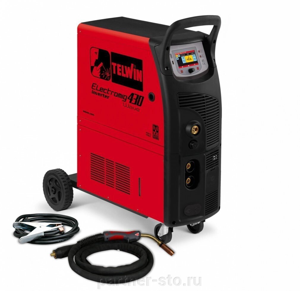 Сварочный полуавтомат ELECTROMIG 430 WAVE AQUA 400 V+ACC Telwin код 816254 от компании Партнёр-СТО - оборудование и инструмент для автосервиса и шиномонтажа. - фото 1