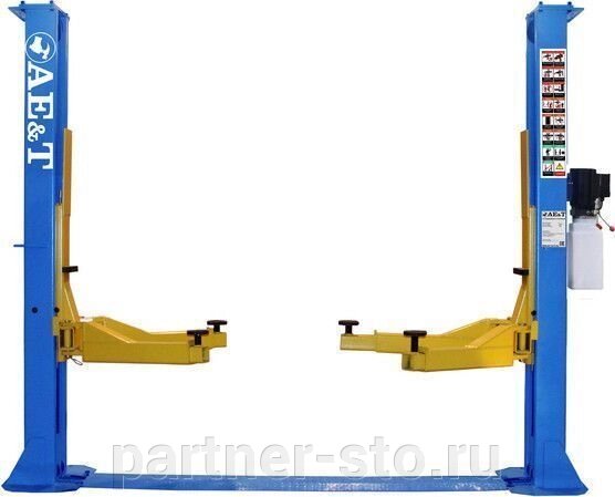 T5.5 AE&T Подъемник 2-стоечный 5.5т, 220В/380В от компании Партнёр-СТО - оборудование и инструмент для автосервиса и шиномонтажа. - фото 1