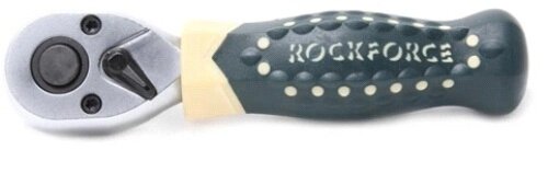 Трещотка RF-802419 реверсивная короткая с резиновой ручкой 1/2" (L-170мм 72зуб) ROCKFORCE /1 от компании Партнёр-СТО - оборудование и инструмент для автосервиса и шиномонтажа. - фото 1