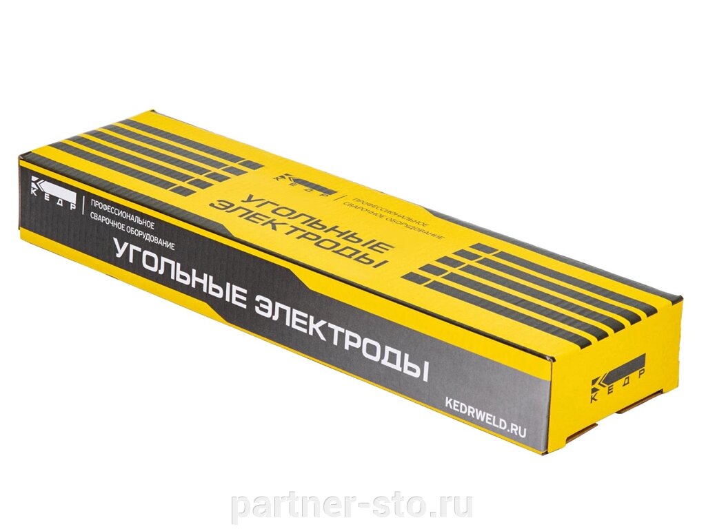 Угольный электрод КЕДР 16х430 мм (упак. 20 шт.) от компании Партнёр-СТО - оборудование и инструмент для автосервиса и шиномонтажа. - фото 1