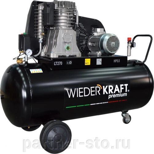 WDK-92765 WiederKraft Промышленный компрессор дляподача большого объема воздуха от компании Партнёр-СТО - оборудование и инструмент для автосервиса и шиномонтажа. - фото 1