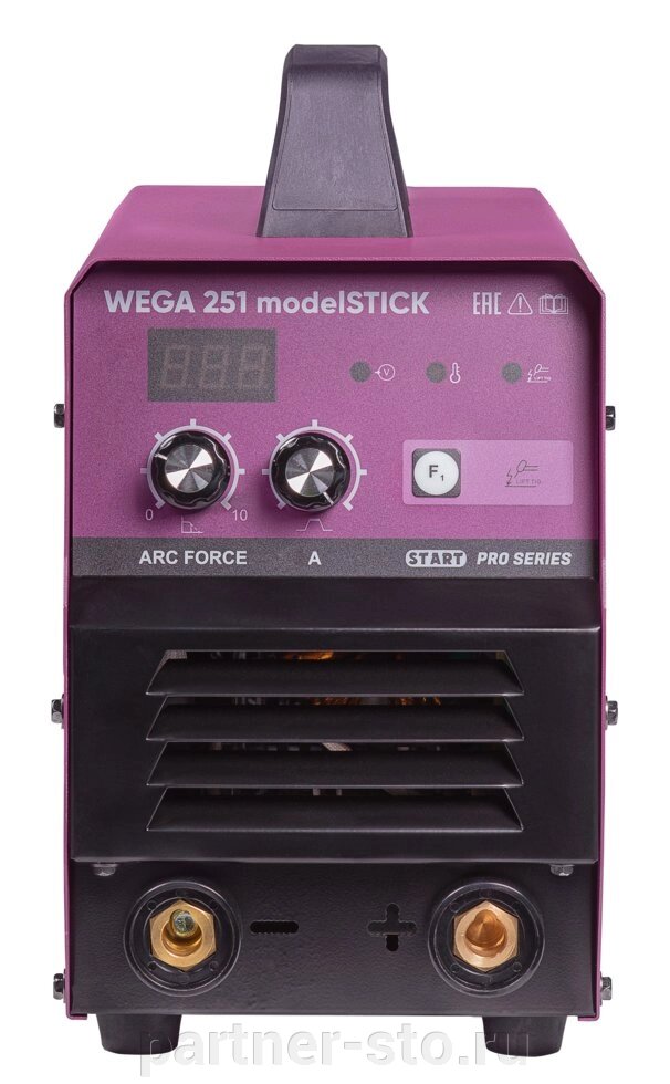 WEGA 251 modelSTICK START PRO Сварочный инвертор 1W251 от компании Партнёр-СТО - оборудование и инструмент для автосервиса и шиномонтажа. - фото 1