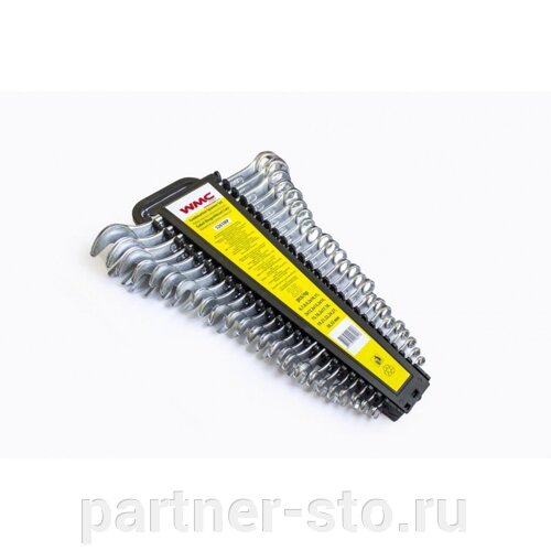 WMC TOOLS 5261MP Набор ключей комбинированных 25пр. (6-19, 21, 22, 24, 27, 30, 32мм),в пластиковом держателе