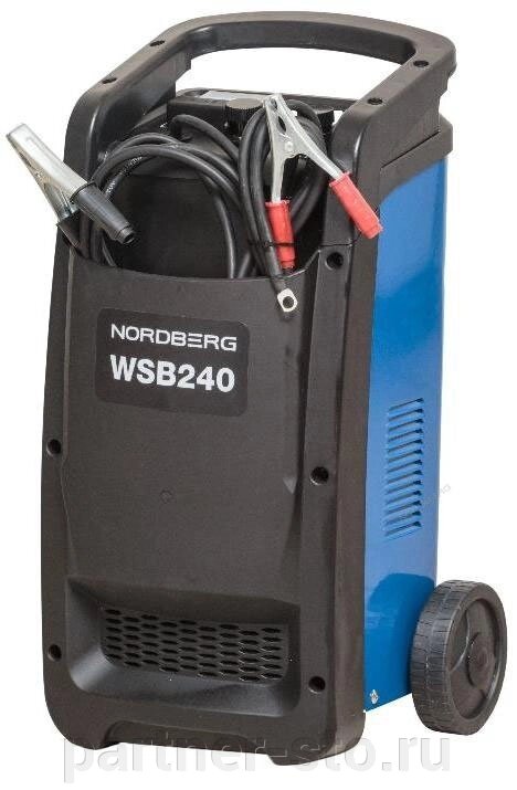 WSB240 NORDBERG Устройство пускозарядное 12/24V макс ток 240A от компании Партнёр-СТО - оборудование и инструмент для автосервиса и шиномонтажа. - фото 1