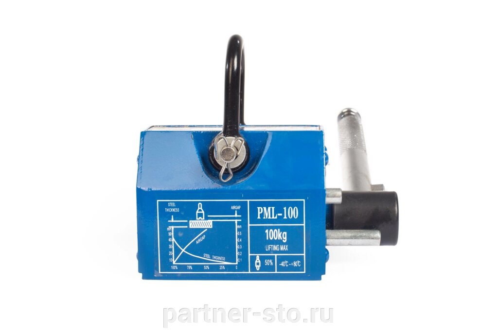 Захват магнитный TOR PML-A 100 (г/п 100 кг) от компании Партнёр-СТО - оборудование и инструмент для автосервиса и шиномонтажа. - фото 1