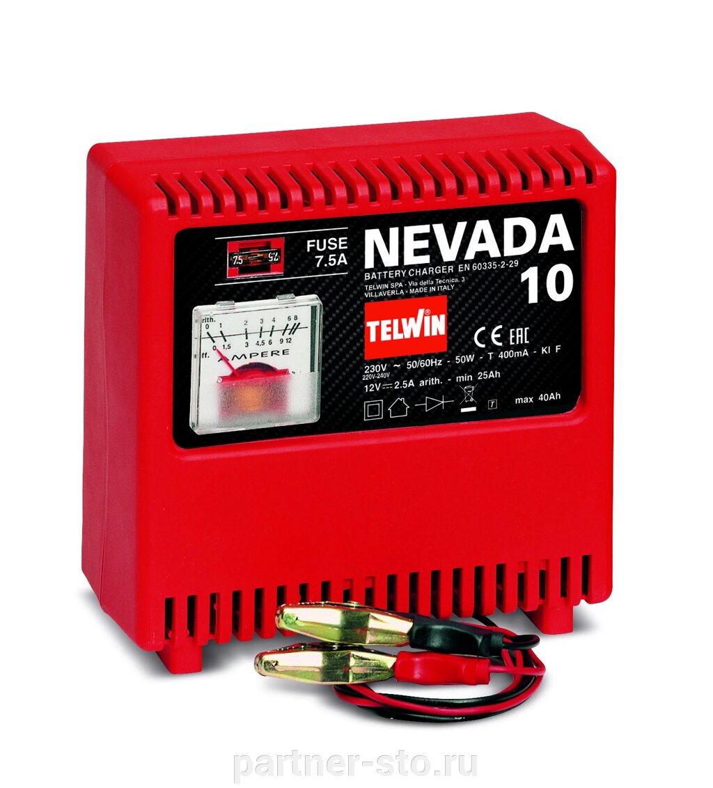 Зарядное устройство NEVADA 10 230V от компании Партнёр-СТО - оборудование и инструмент для автосервиса и шиномонтажа. - фото 1