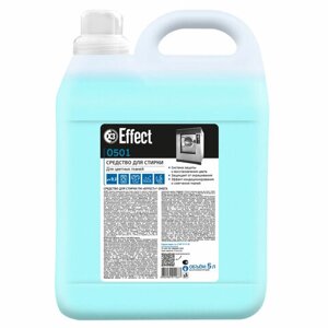 Средство для стирки жидкое универсальное 5 кг, EFFECT "Omega 501", для цветных тканей, 10734
