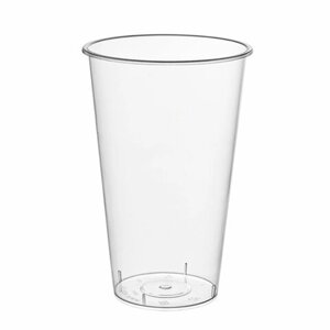 Стакан одноразовый пластиковый, прозрачный, сверхплотный, 500 мл, "Bubble Cup", ВЗЛП, 1021ГП