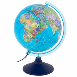 Глобус интерактивный + очки VR, политический / звездного неба GLOBEN, 25 см, подсветкой, INT12500308