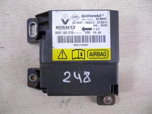 Блок Airbag (SRS) для Renault Logan 1 (LS0H) 8201163278