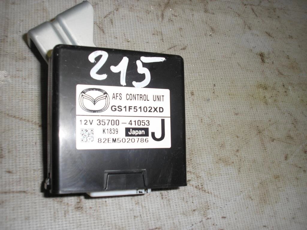Блок адаптивного освещения для Mazda 6 (GH) GS1F5102XD - особенности