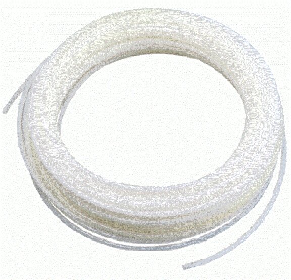 Пневмотрубка фторопластовая матово-прозрачная, Темп. -60С.... + 260С PTFE 10x8 от компании ООО "ПГ" - фото 1