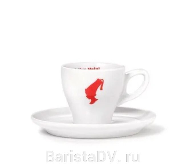 Чашка с блюдцем JM1, Эспрессо, 90 мл. от компании BaristaDV. ru - фото 1