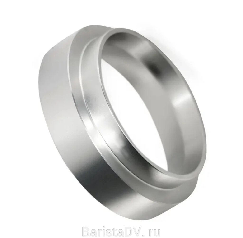 Дозирующее кольцо для холдера, воронка (трихтер) для портафильтра, серебристый - 58 мм от компании BaristaDV. ru - фото 1