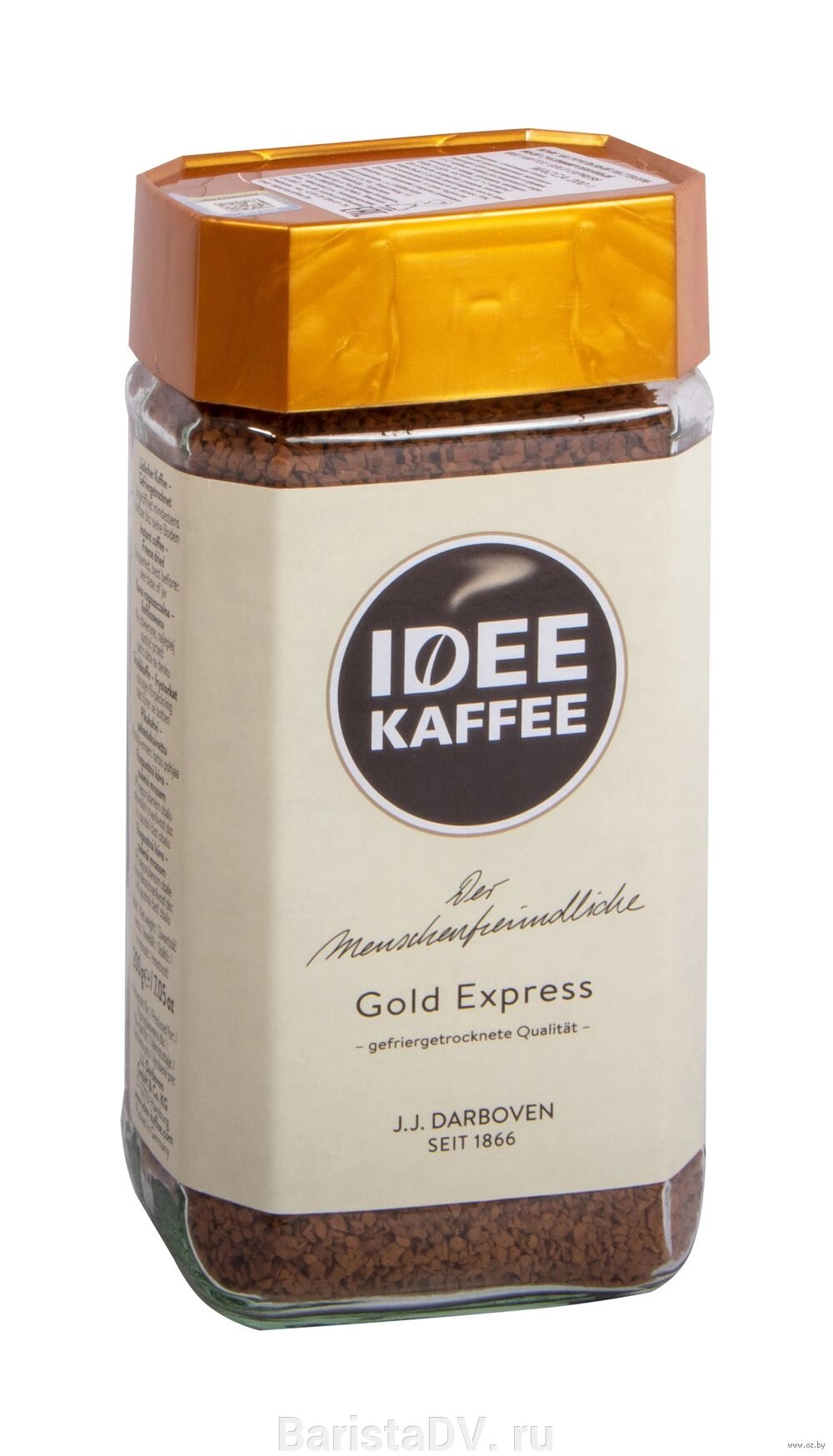 IDEE KAFFEE Gold Express Растворимый 100г стекло от компании BaristaDV. ru - фото 1