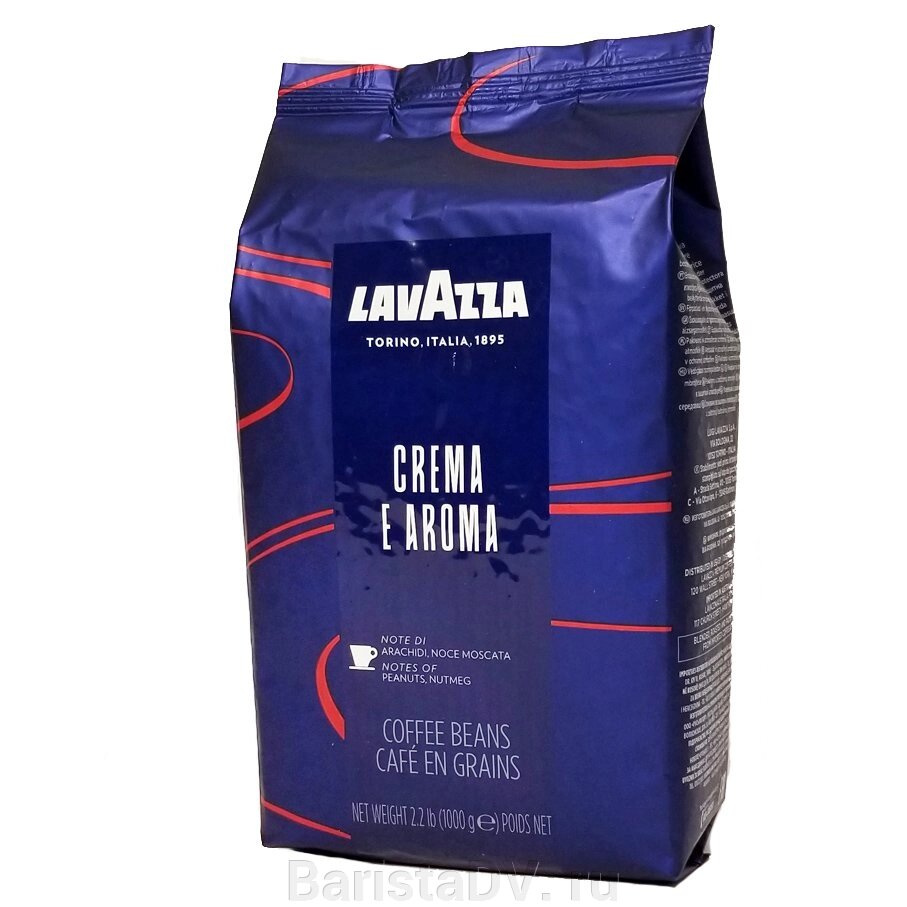 Кофе в зернах "Lavazza Crema e Aroma Espresso" 1 кг. от компании BaristaDV. ru - фото 1