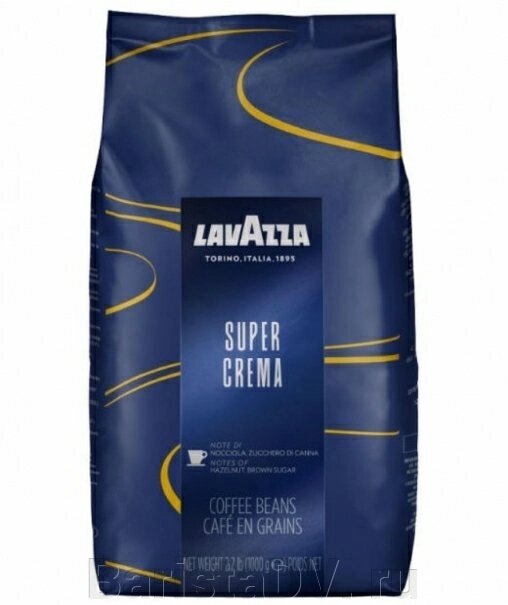 Кофе в зернах Lavazza Super Crema (1кг) от компании BaristaDV. ru - фото 1