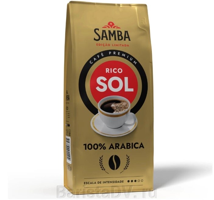 Кофе в зернах - Samba Rico (Самба Рико) 1000 гр в/у от компании BaristaDV. ru - фото 1