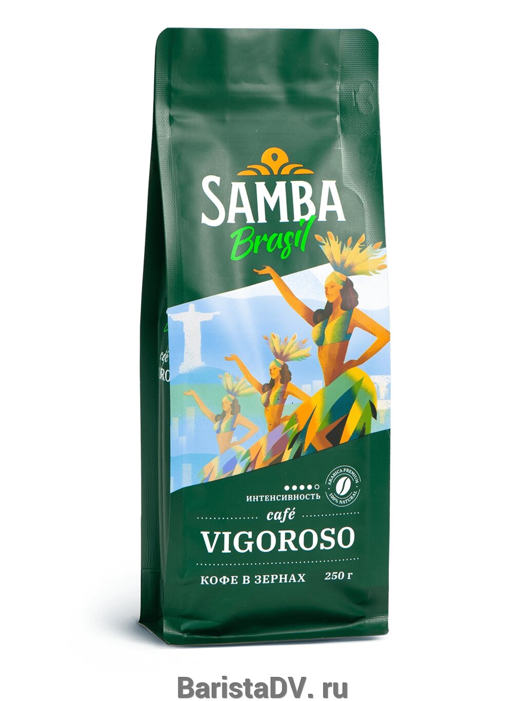 Кофе в зернах - Samba Vigoroso (Самба Вигоросо) 250 гр в/у от компании BaristaDV. ru - фото 1