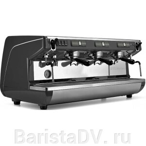 Кофемашина-полуавтомат 3 группы (выс.) Appia LIFE 3gr S 220V black+high groups+economizer от компании BaristaDV. ru - фото 1