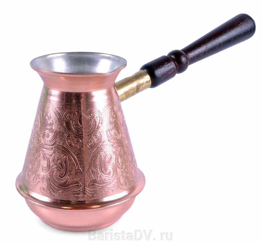 Л-370с Кофеварка мед."Турчанка" 0,37 съемная ручка от компании BaristaDV. ru - фото 1