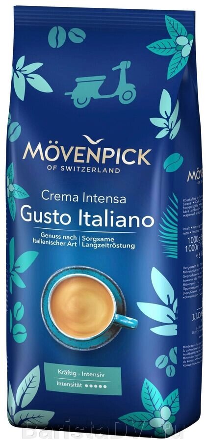 Movenpick Кофе в зернах ‟Cafe Crema Gusto Italiano‟ 1кг от компании BaristaDV. ru - фото 1