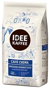 Кофе в зёрнах IDEE KAFFEE Caffe Crema Anregend Aromatisch 750г