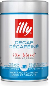 Кофе ILLY Декаф молотый, 250г