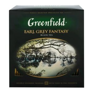 Чай Гринфилд 100 пак. 1/9 Earl Grey (чёрный с бергамотом)