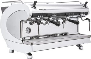 Кофемашина-полуавтомат NUOVA SIMONELLI AURELIA WAVE 2GR S 220V PEARL WHITE+HIGH GROUPS+LED