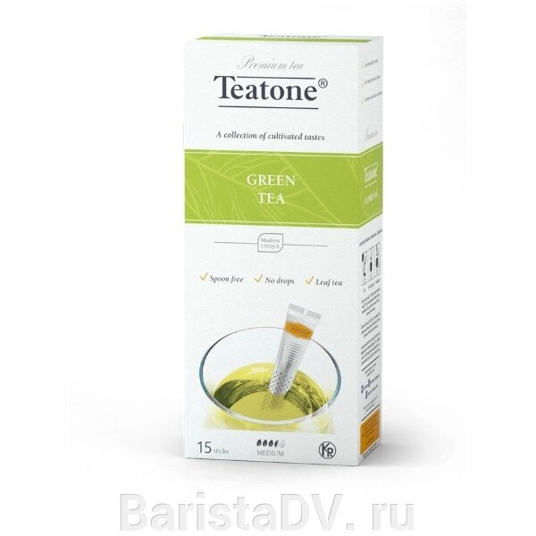 Зеленый чай (TEATONE, (15шт*1,8г), от компании BaristaDV. ru - фото 1