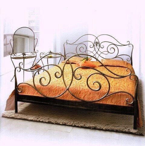 Кованая мебель - Кровать ##от компании## Ковка-Трейд - ##фото## 1