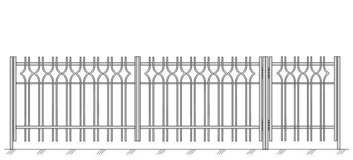 Кованые  ворота ##от компании## Ковка-Трейд - ##фото## 1