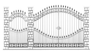 Кованые ворота