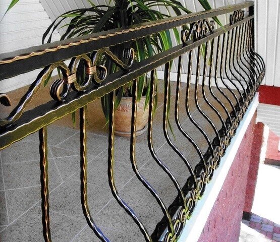 Кованый балкон с животиком ##от компании## Ковка-Трейд - ##фото## 1