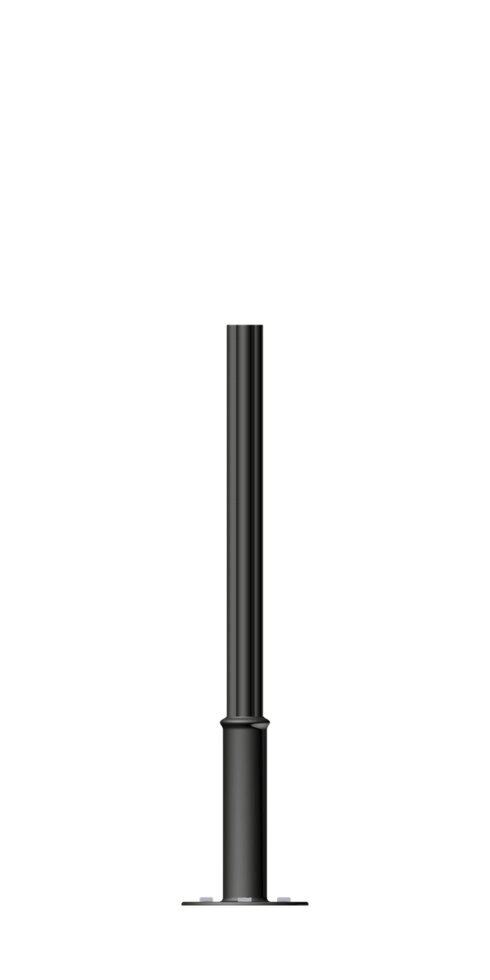 Опора освещения из трубы в виде ромашки высота 0,8 метра от компании Ковка-Трейд - фото 1