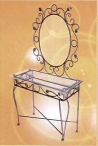 Кованая мебель - Стол с зеркалом