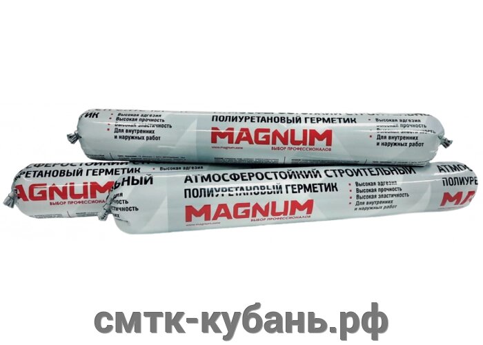 Полиуретановый герметик МАГНУМ / MAGNUM (серый/800мг/20шт) от компании СИСТЕМА МАТЕРИАЛЬНО-ТЕХНИЧЕСКОЙ КОМПЛЕКТАЦИИ - фото 1